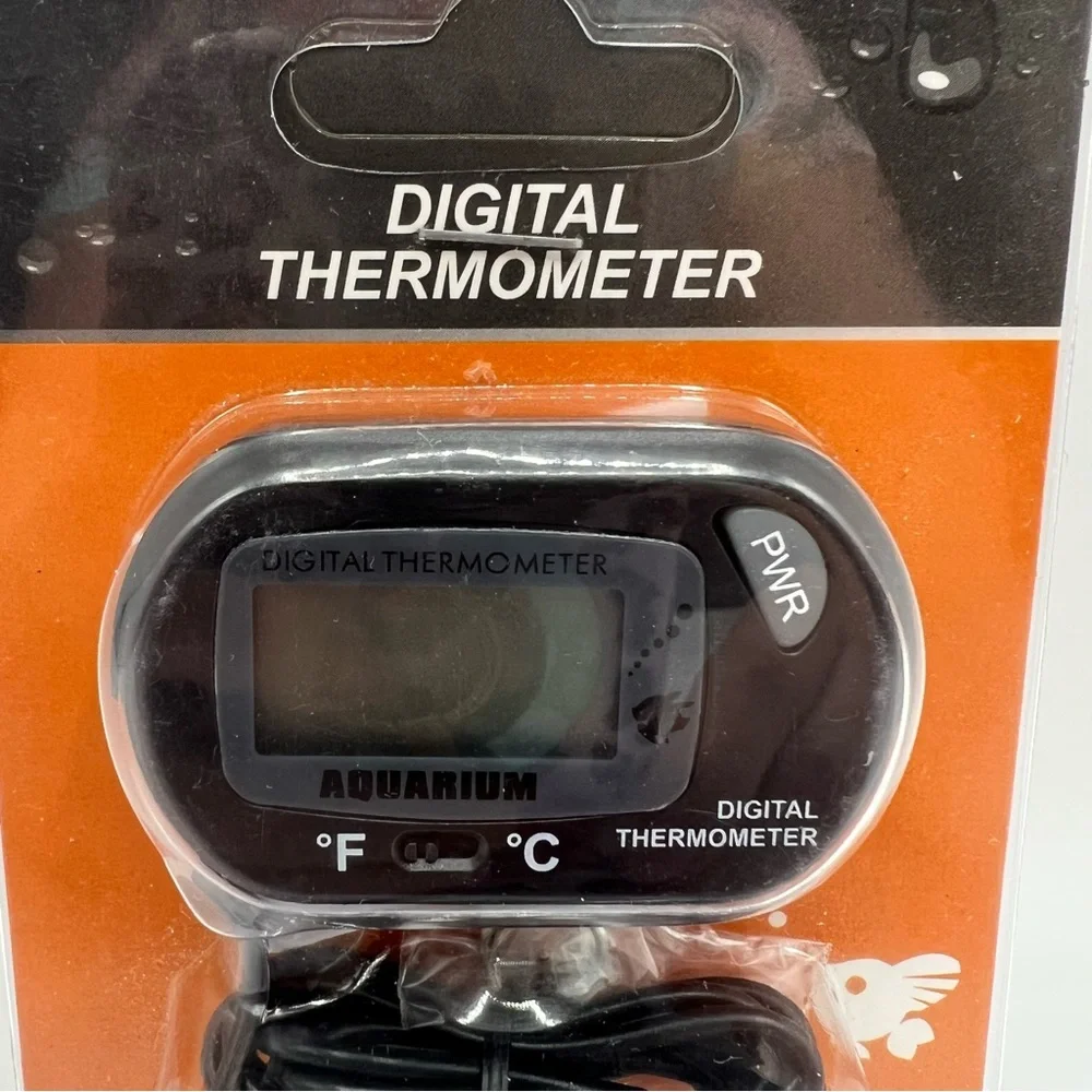 NWT Digital Aquarium Thermometer Fish Tank Water‎ Terrarium Temperature